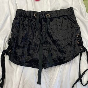 Wishful Thinking Velour Shorts